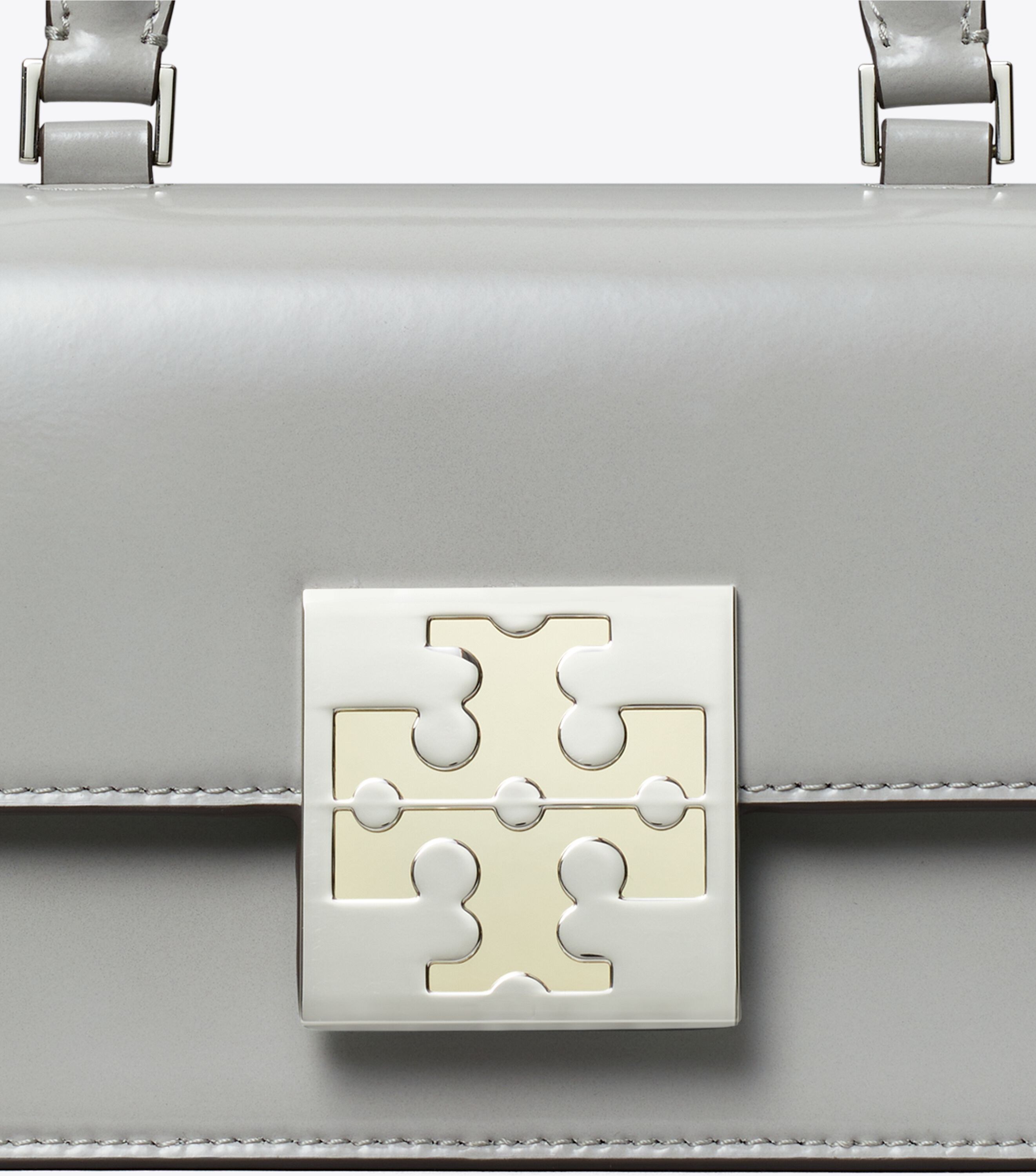 即発★TORY BURCH★BON BON SPAZZOLATO MINI BAG 148865 Tory Burch Bon Bon Spazzolato Mini Top Handle Bag White