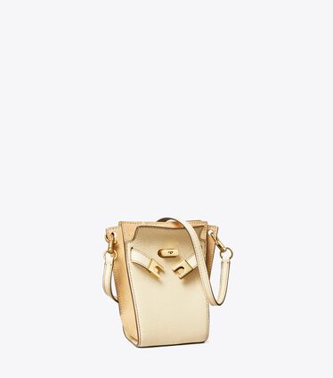 Petite Lee Radziwill Pebbled Double Bucket