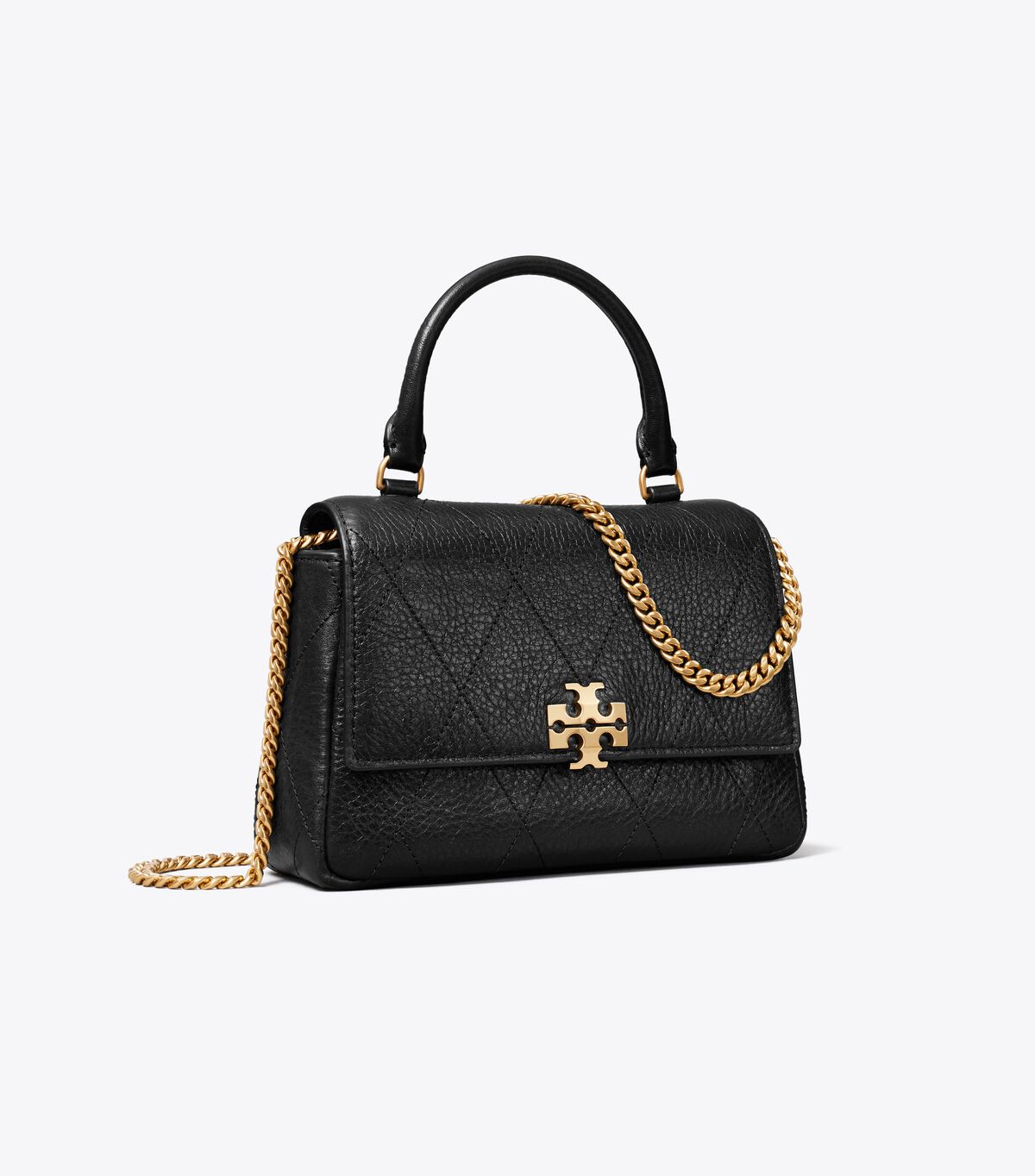 tory burch mini charlie quilted top handle crossbody