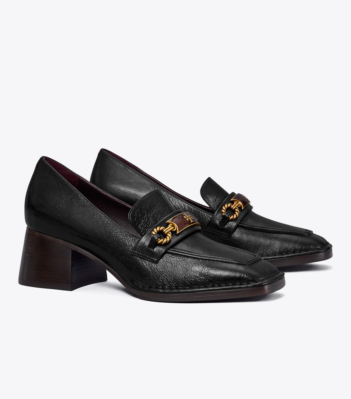 tory burch perrine heel loafer