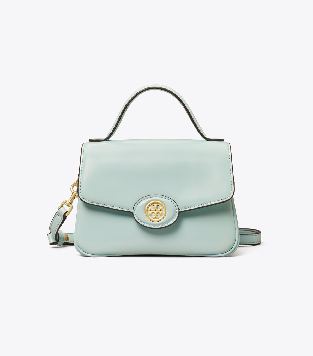 tory burch small robinson spazzolato top handle bag