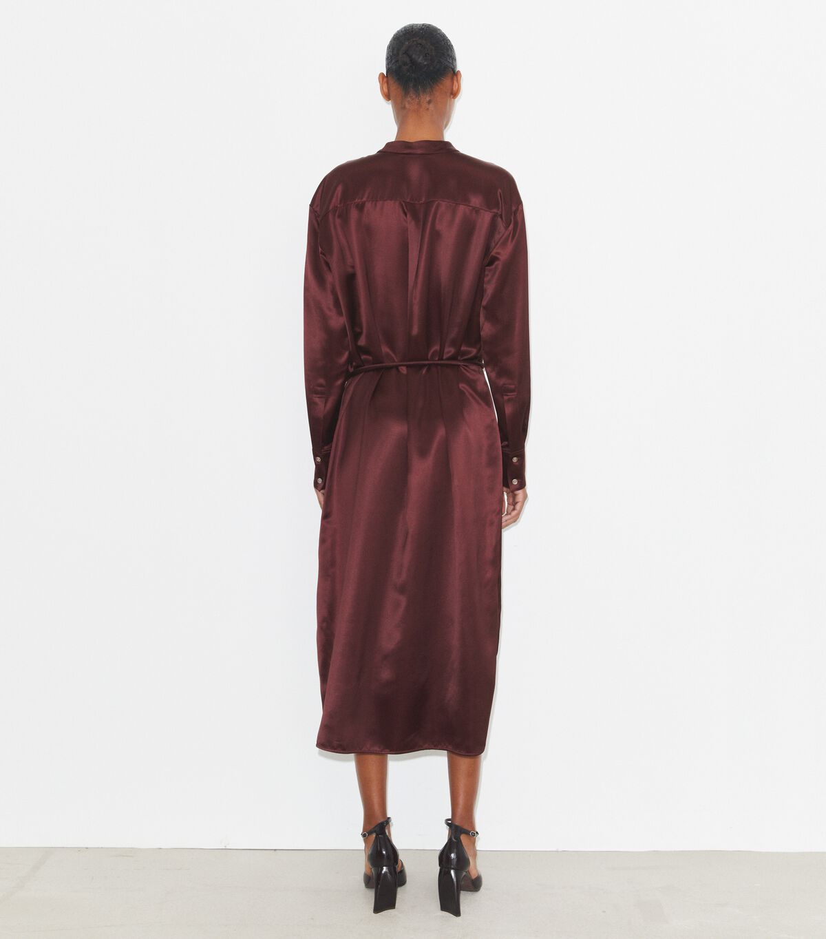 tory burch viscose shirtdress