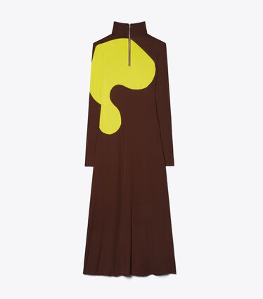 Colorblock Jersey Dress