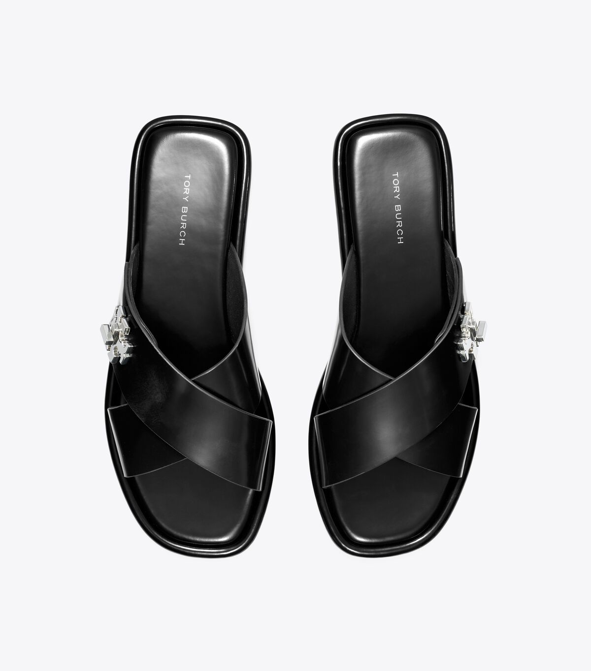 tory burch حذاء بقفل دوار