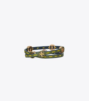 Miller Enamel Double-Wrap Bracelet