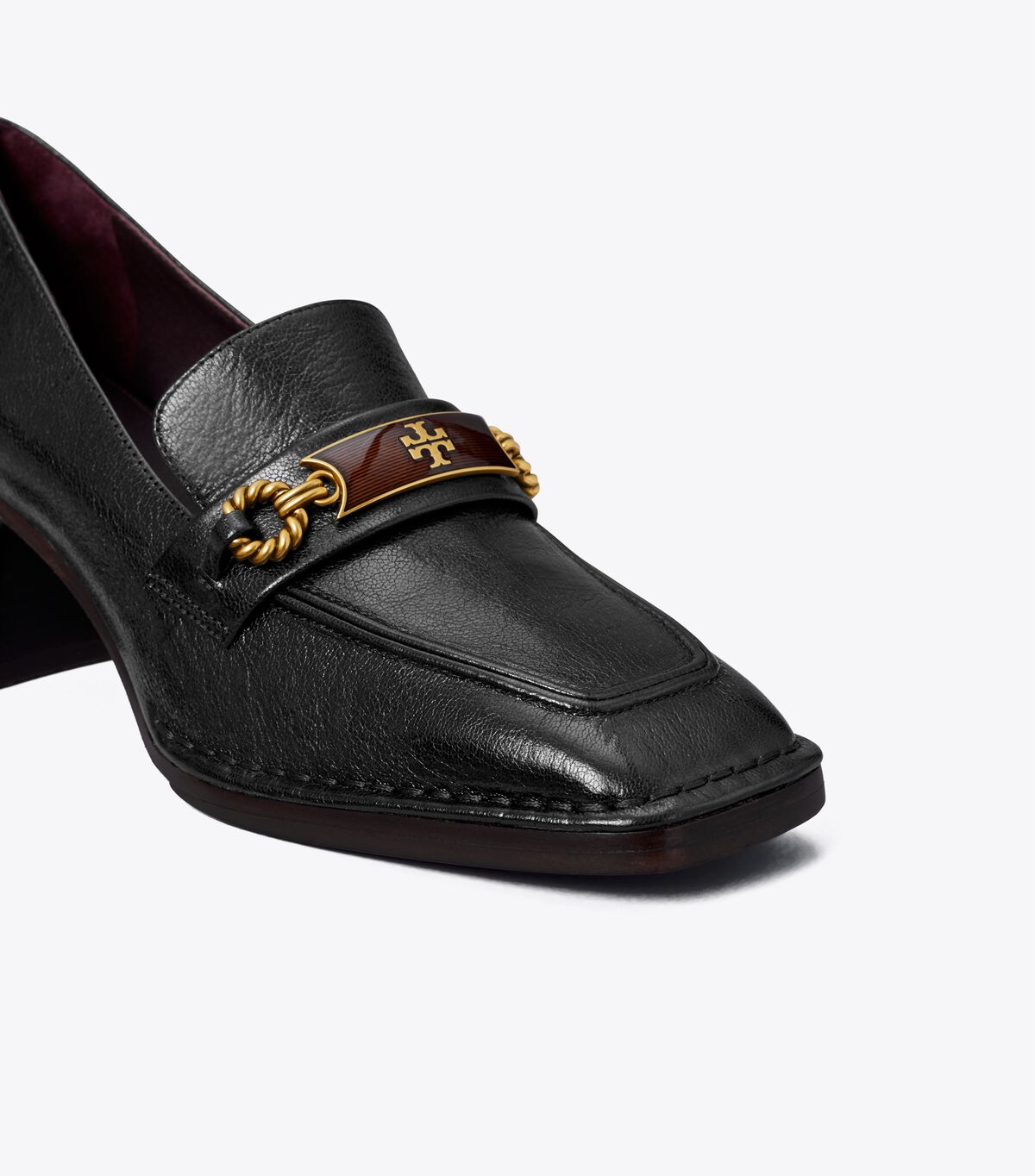 tory burch perrine heel loafer