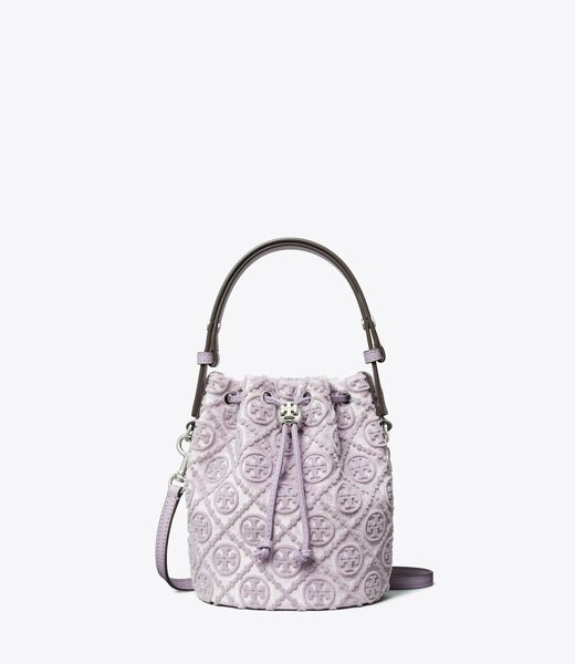 tory burch t monogram fil coupe mini bucket bag
