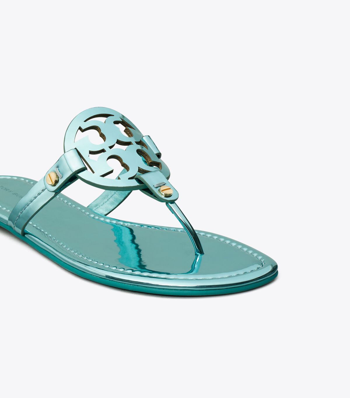 tory burch miller metallic sandal
