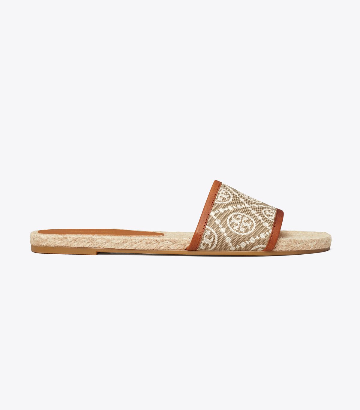 tory burch t monogram espadrille slide