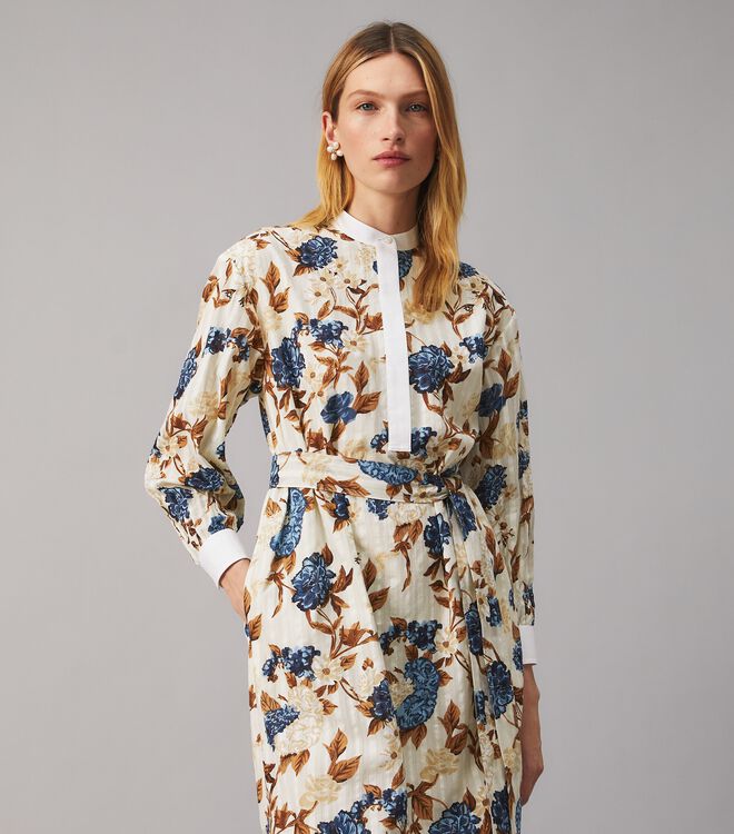 Floral Tunic Dress | Ready-To-Wear | Tory Burch