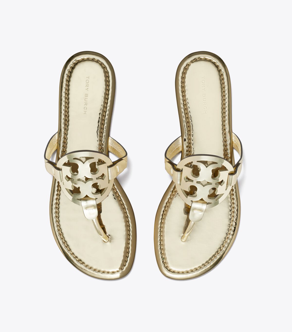 tory burch miller metallic sandal