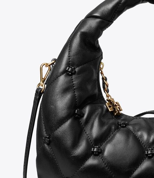 tory burch bunny knot crescent bag
