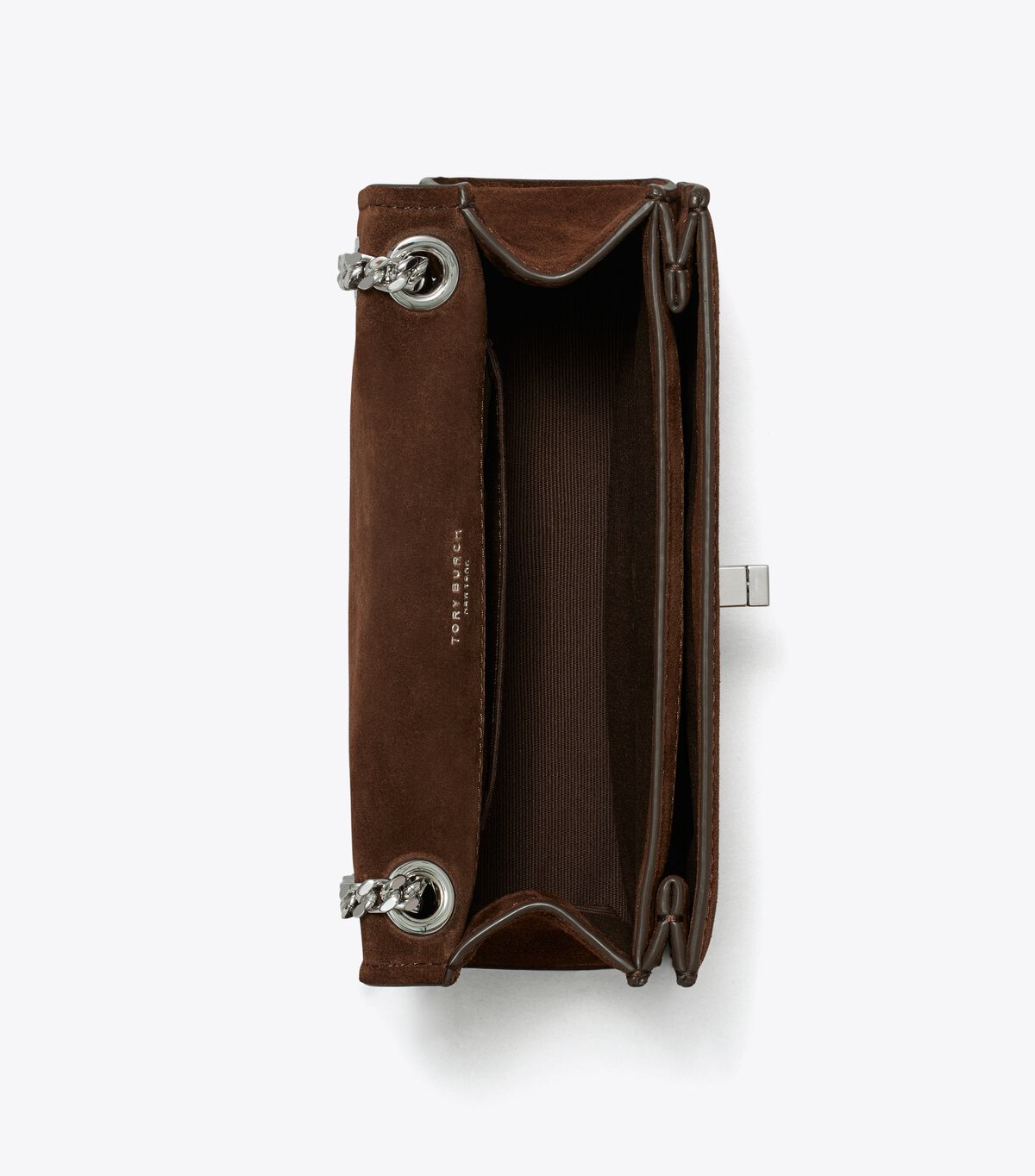 Mini Kira Turnlock Suede Shoulder Bag tory burch mini kira turnlock suede shoulder bag