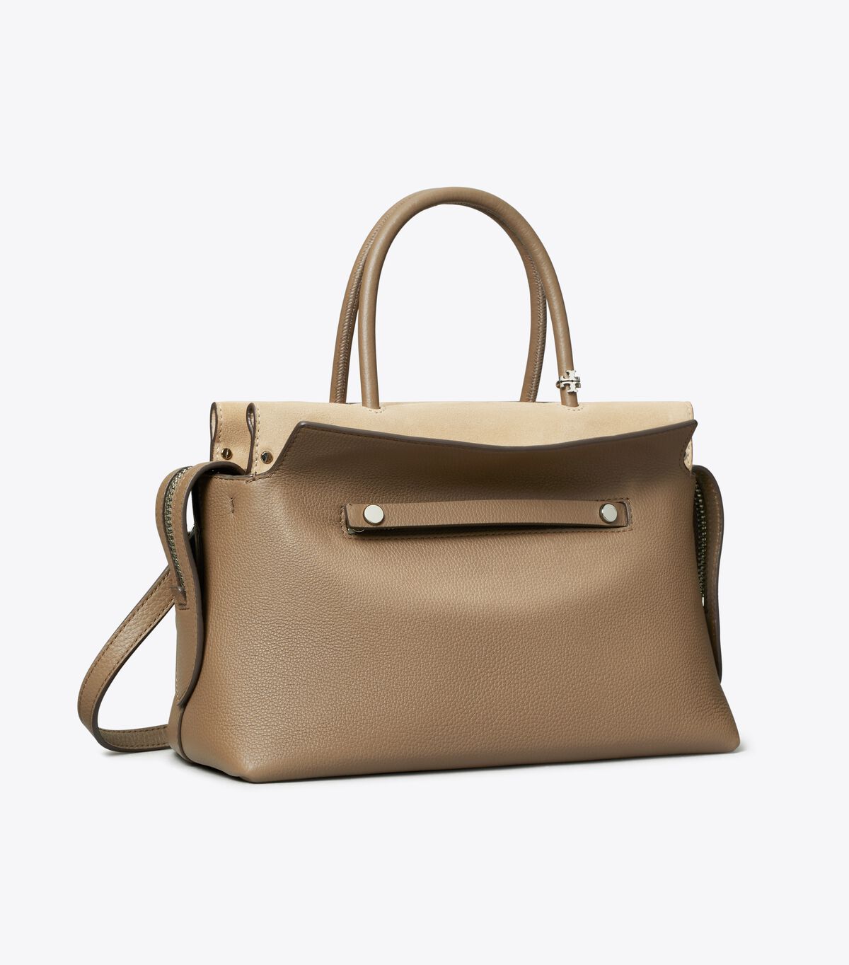 tory burch mercer pebbled satchel