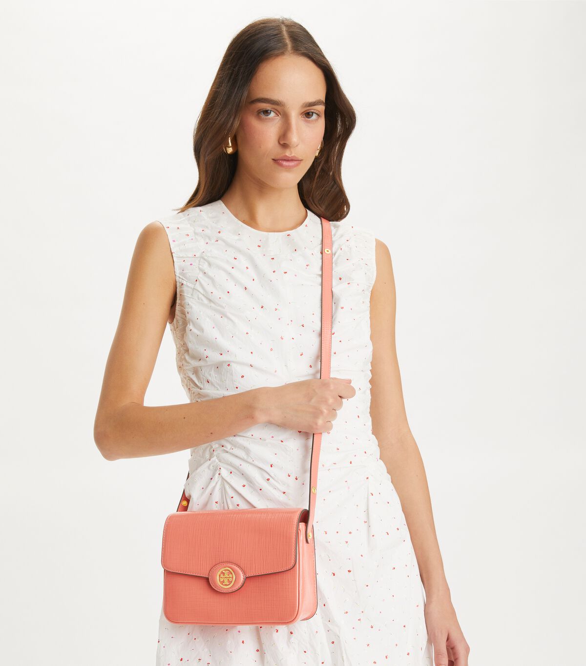 tory burch robinson crosshatched convertible shoulder bag