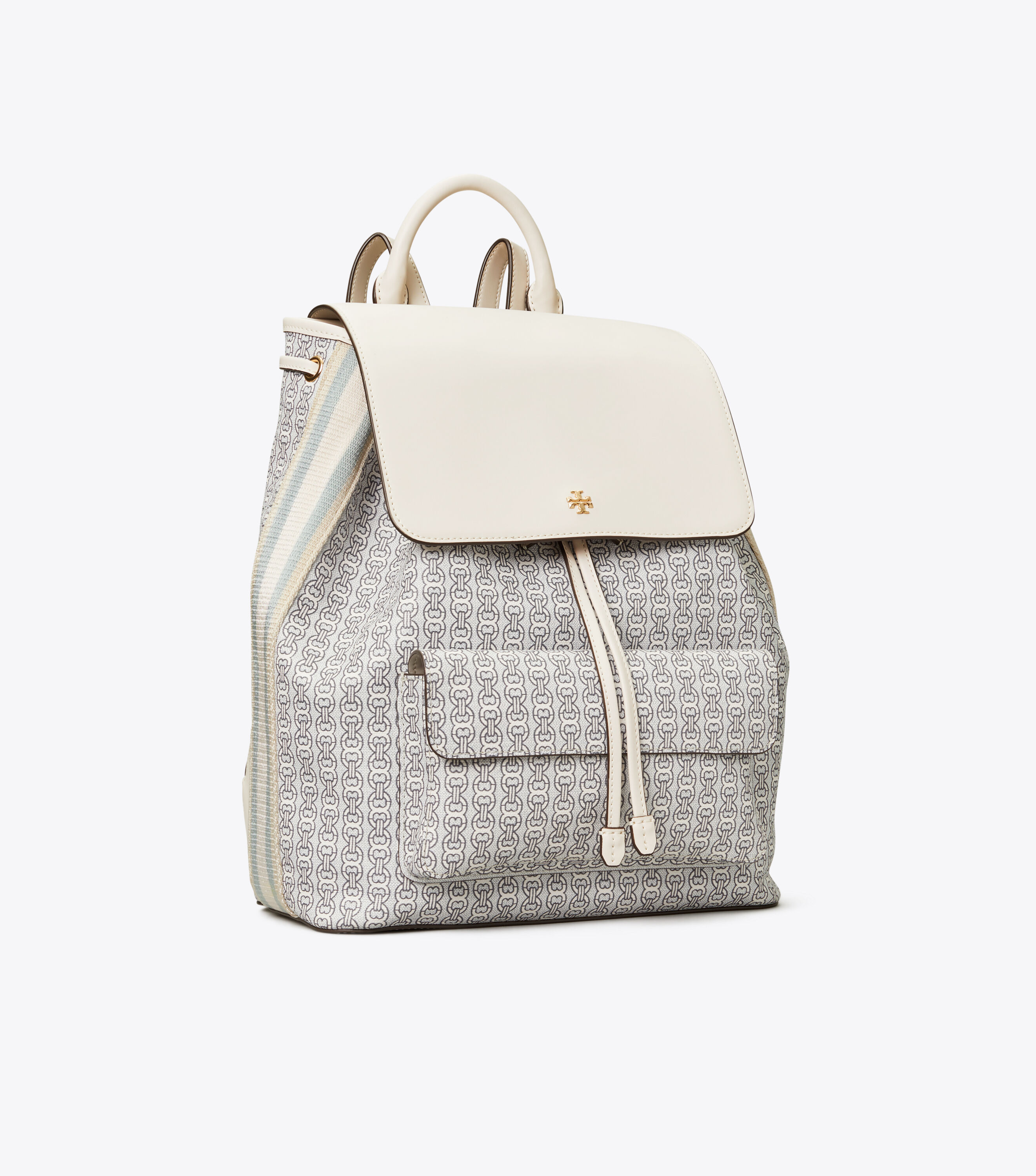 Tory burch gemini hot sale link canvas backpack