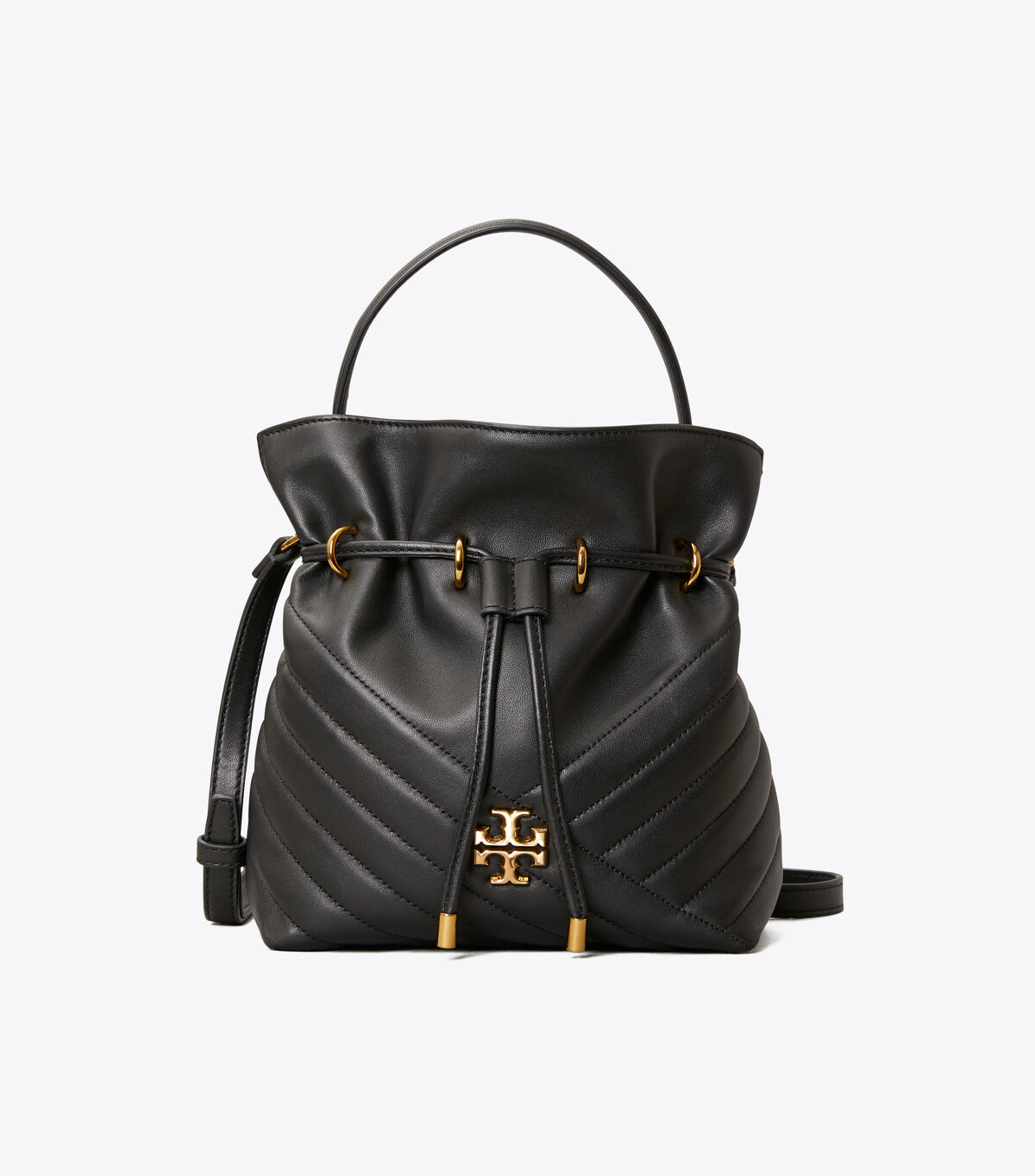 tory burch kira chevron mini bucket bag