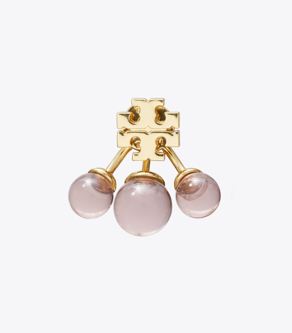 tory burch resin front back earring