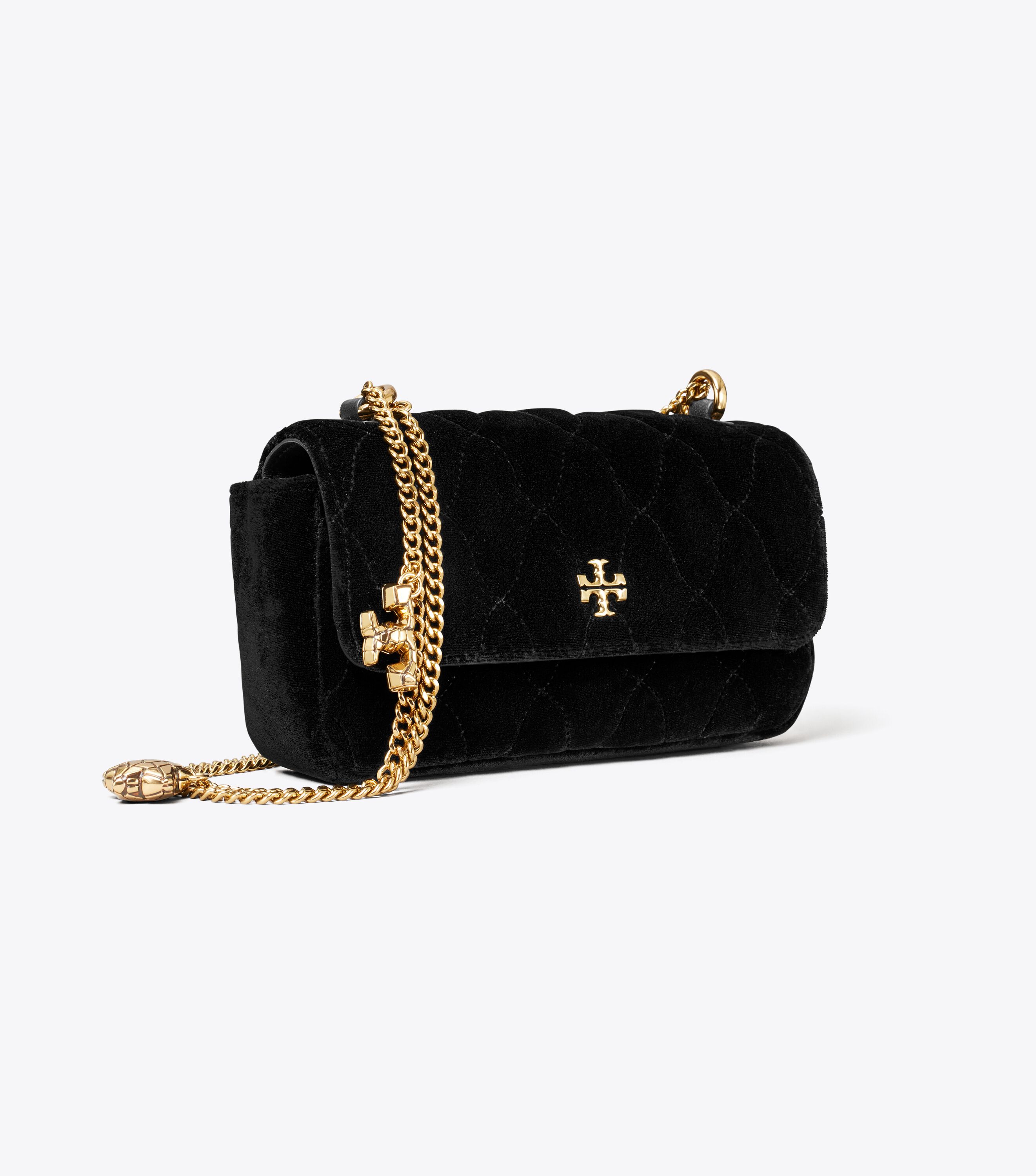 Tory Burch Kira Velvet Mini Flap Bag Tory Burch KW