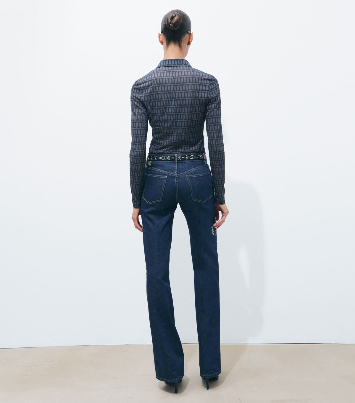Embellished Bootcut Jean tory burch embellished bootcut jean