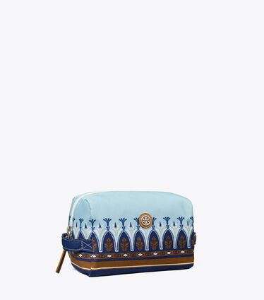 Nylon Printed Large Cosmetic Case