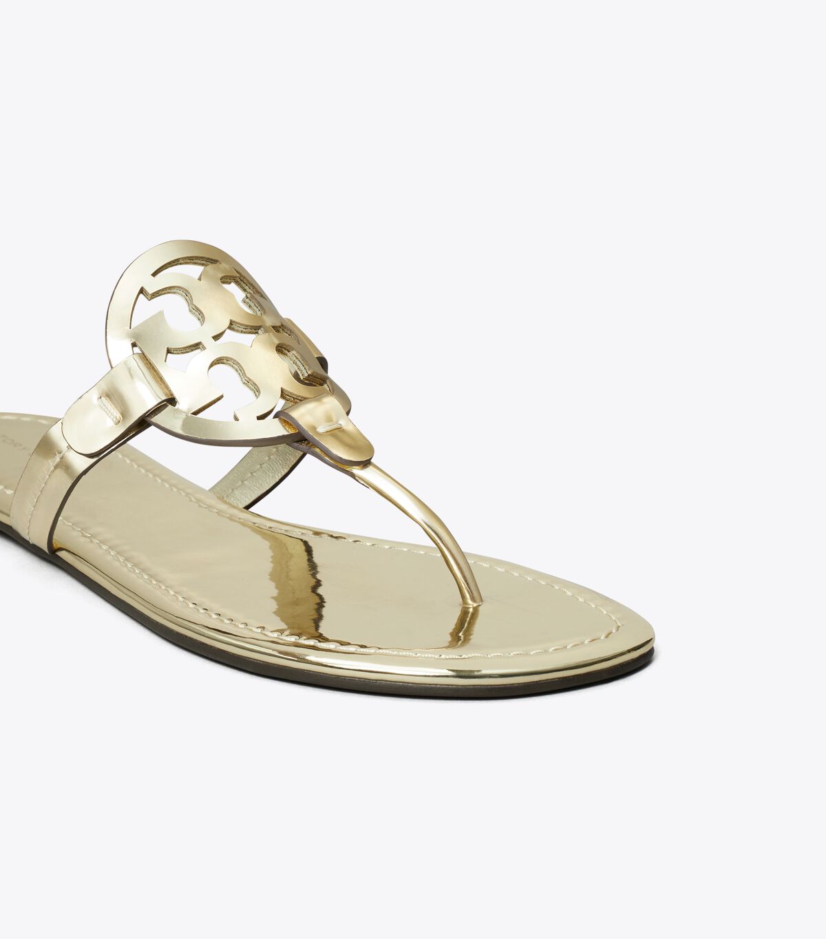 tory burch miller metallic sandal