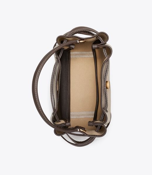 tory burch romy canvas bucket bag