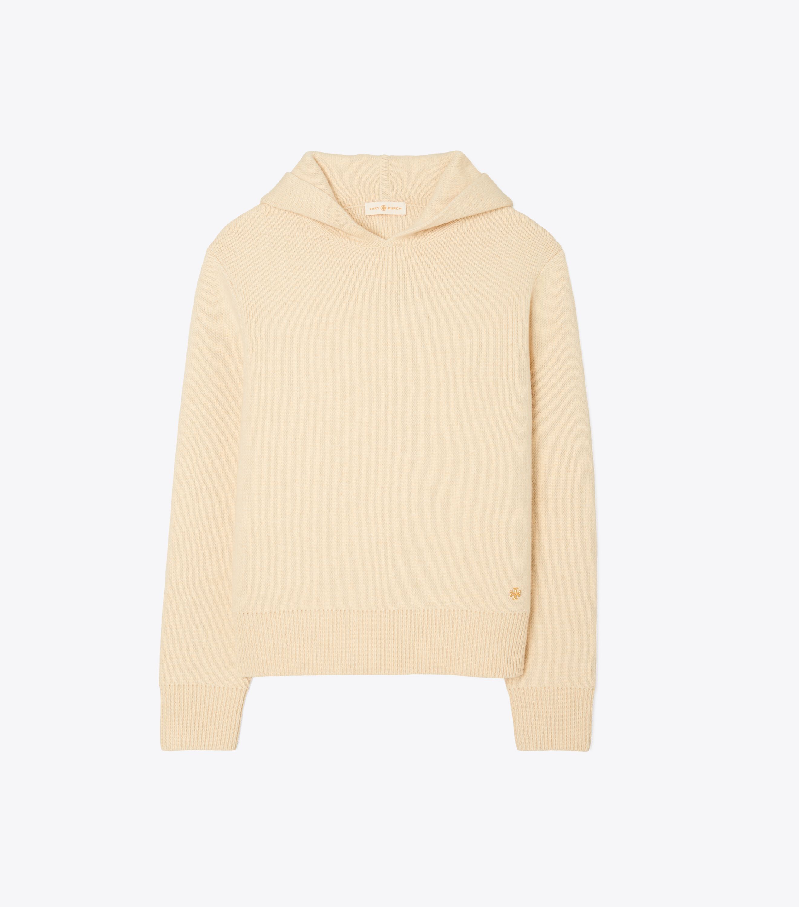 Cashmere Blend Hoodie Tory Burch
