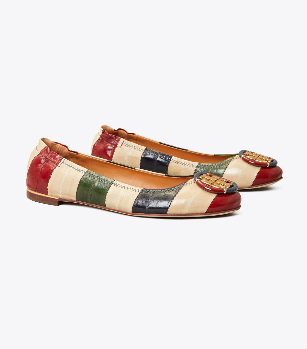 Multi-Logo Ballet Flat