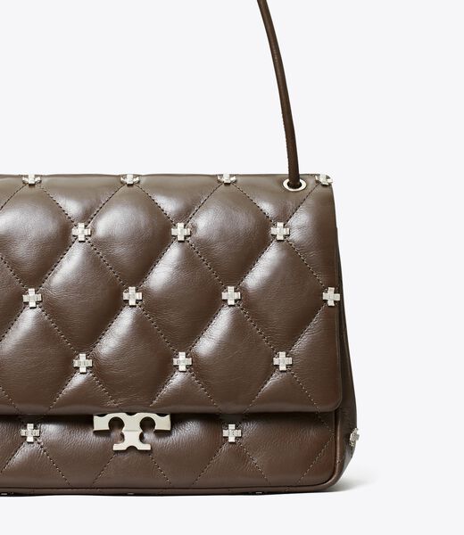 tory burch bunny knot runway shoulder bag