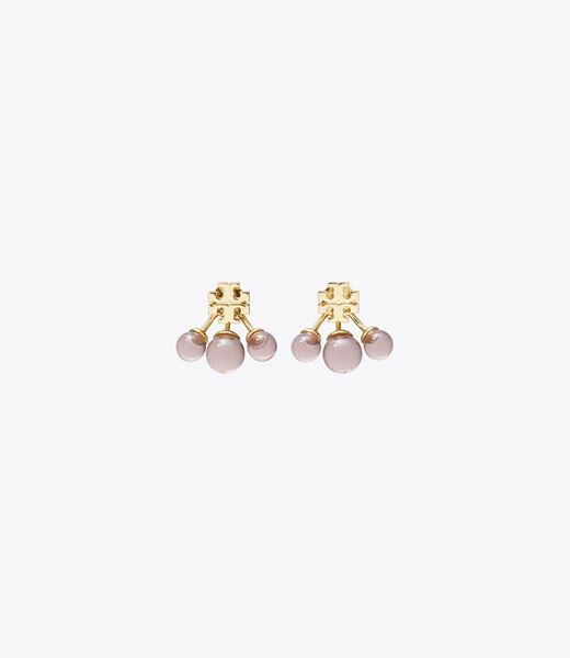 tory burch resin front back earring