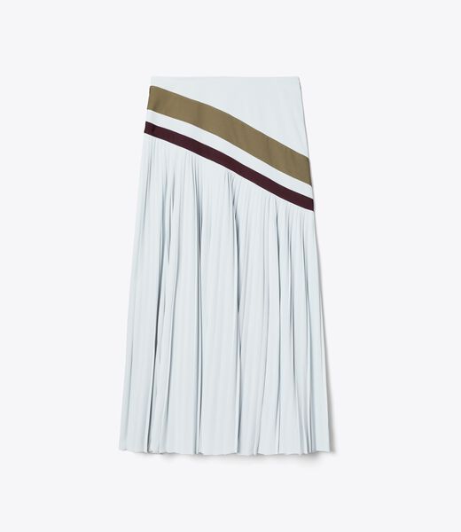 Chevron Pleated Skirt