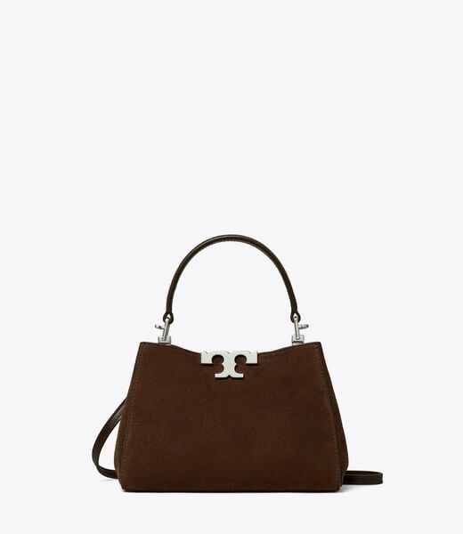 Mini Eleanor Suede Satchel tory burch mini eleanor suede satchel