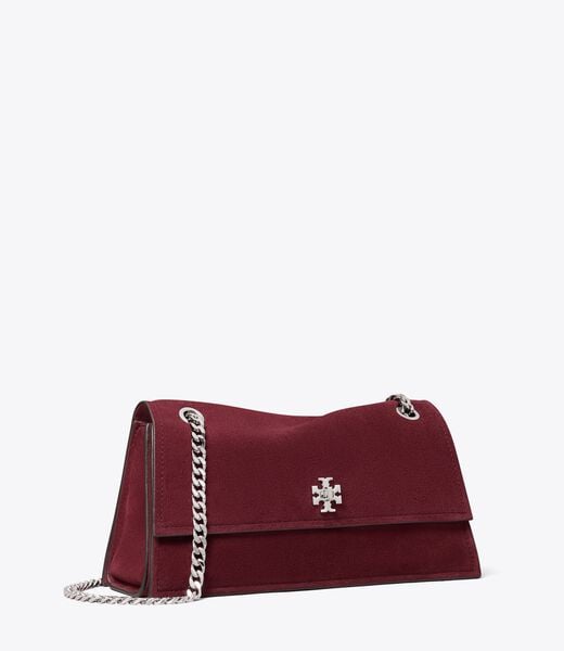 tory burch حقيبة كتف كيرا تيرنلوك من جلد الغزال