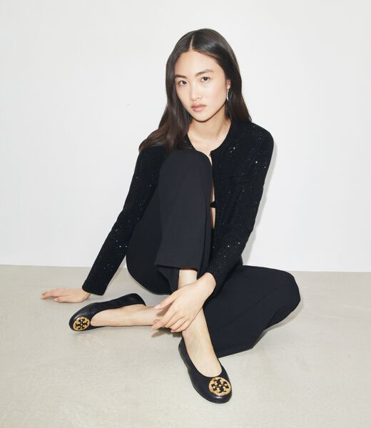 tory burch ريفا ترافل باليه