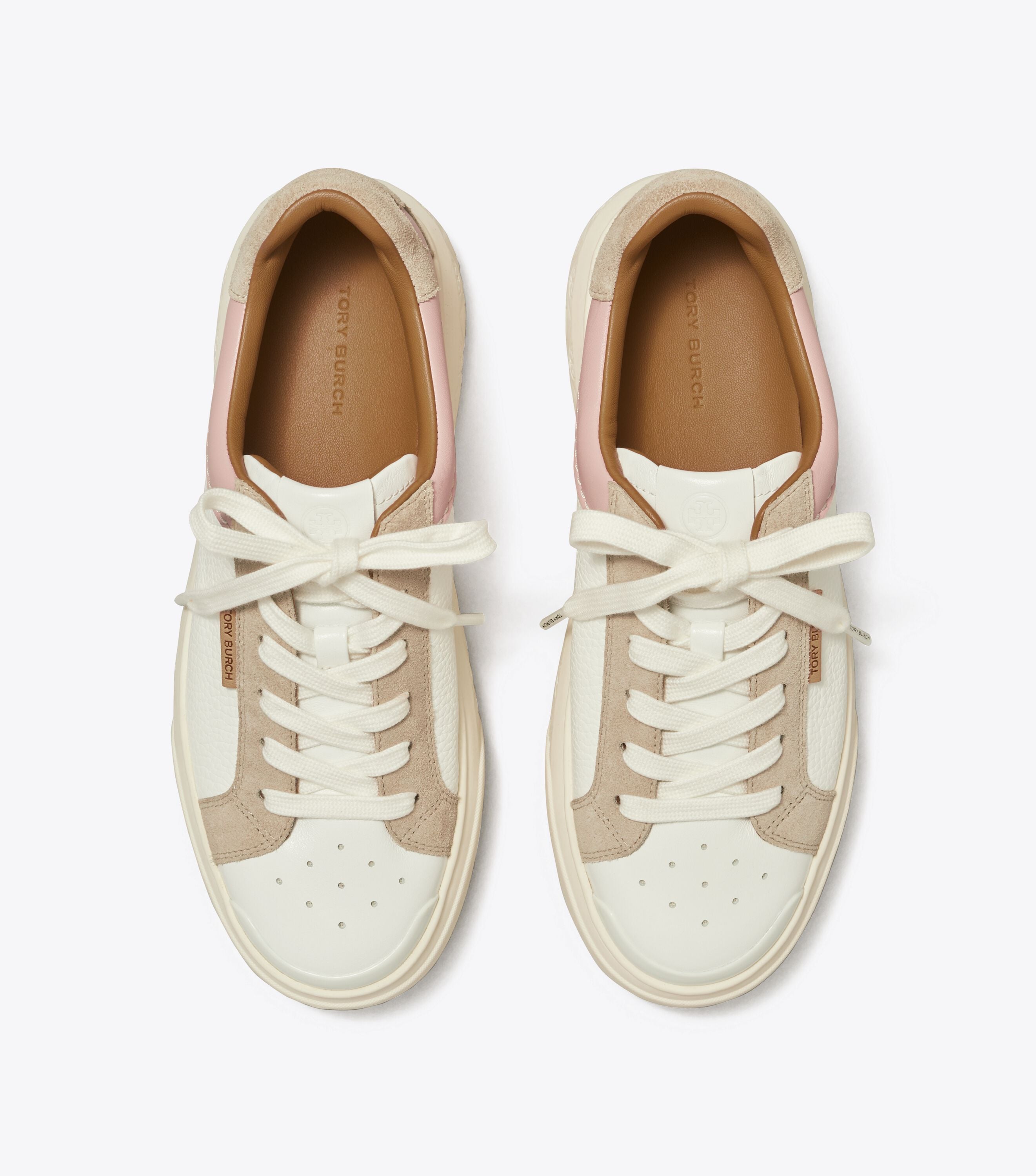 Ladybug Sneaker, New Ivory / Calcare / Rosa | Tory Burch KW