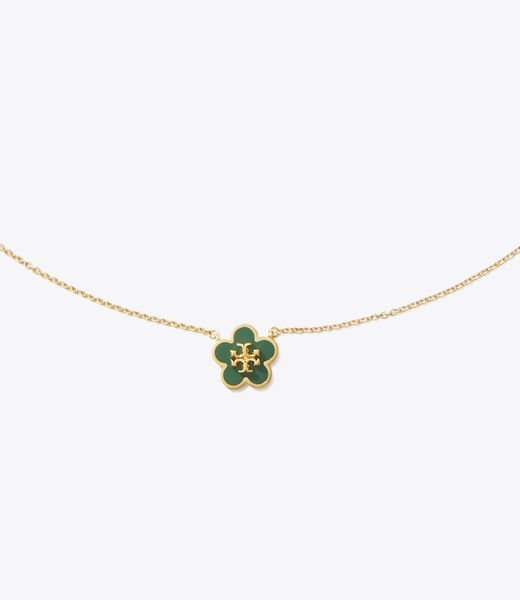 tory burch forget me not pendant necklace