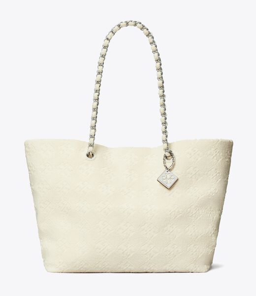 tory burch ella terry chain tote