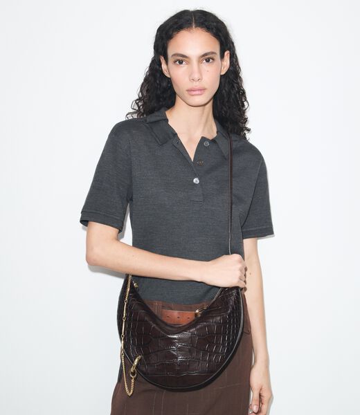 tory burch pierced croc embossed crossbody bag