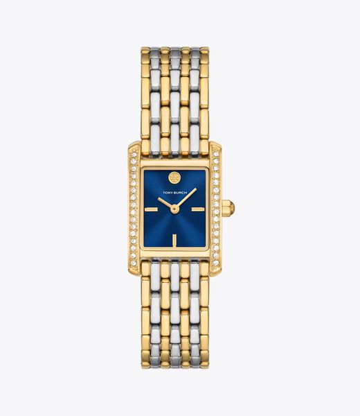 Eleanor Mini Watch, Two-Tone Gold/Stainess Steel