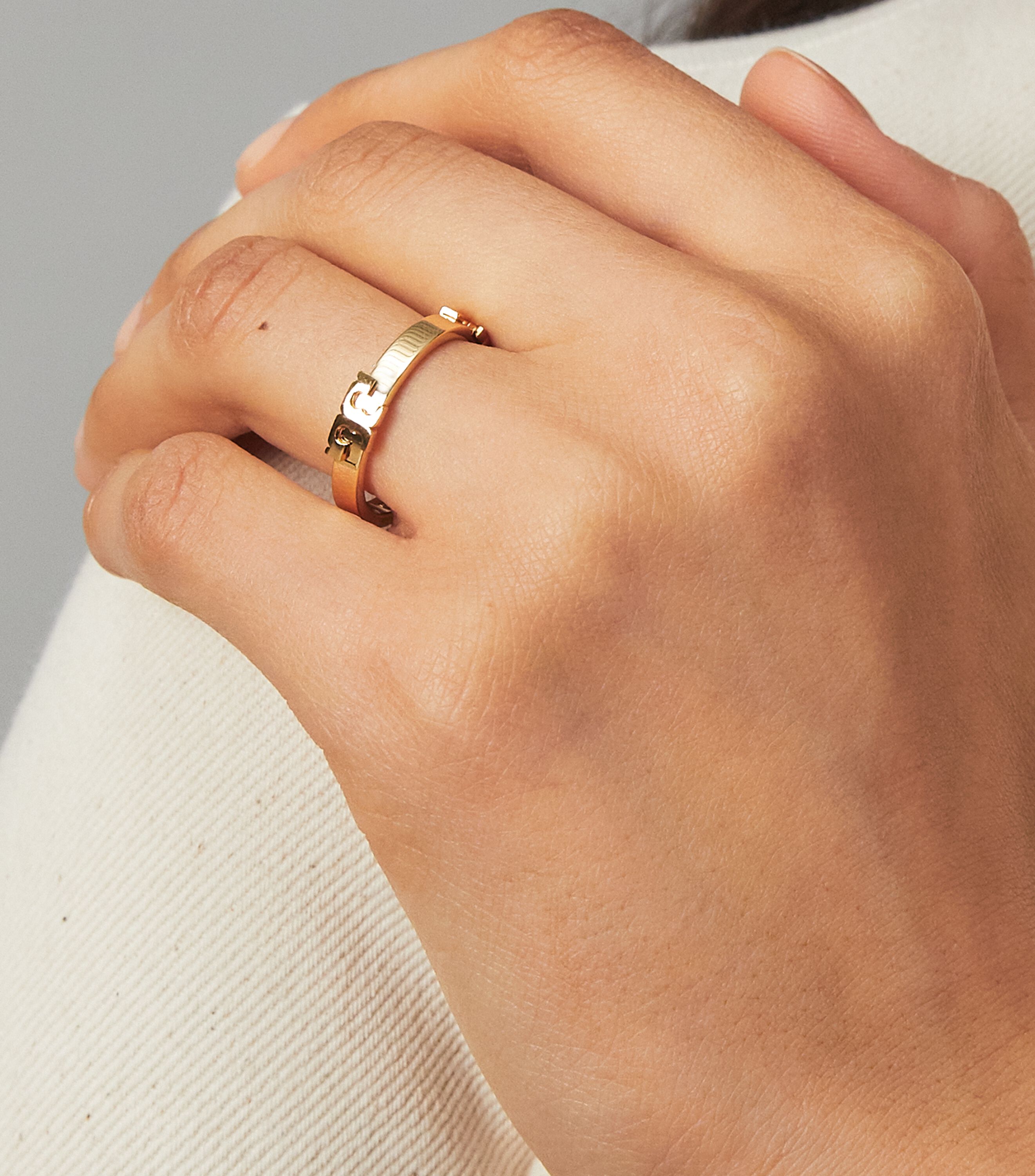 Tory burch stackable hot sale ring