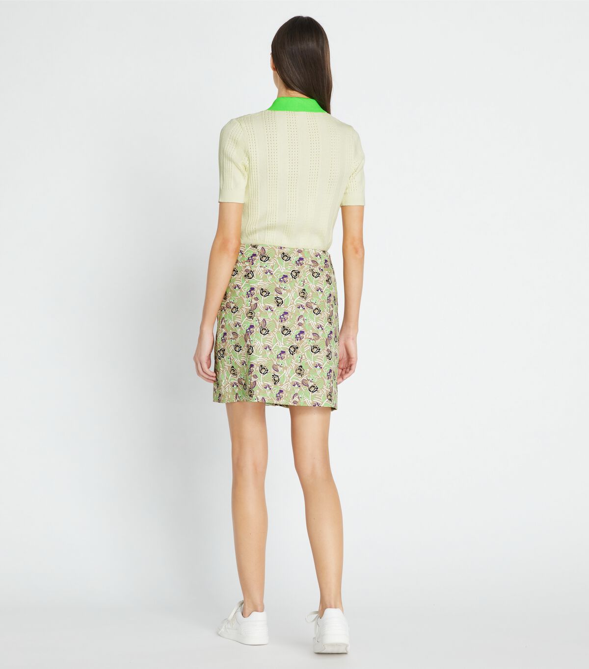 tory burch cotton pointelle polo