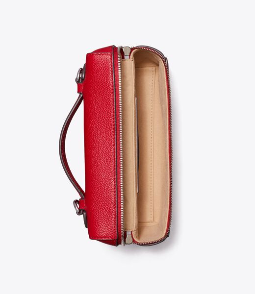 tory burch romy slim top handle bag