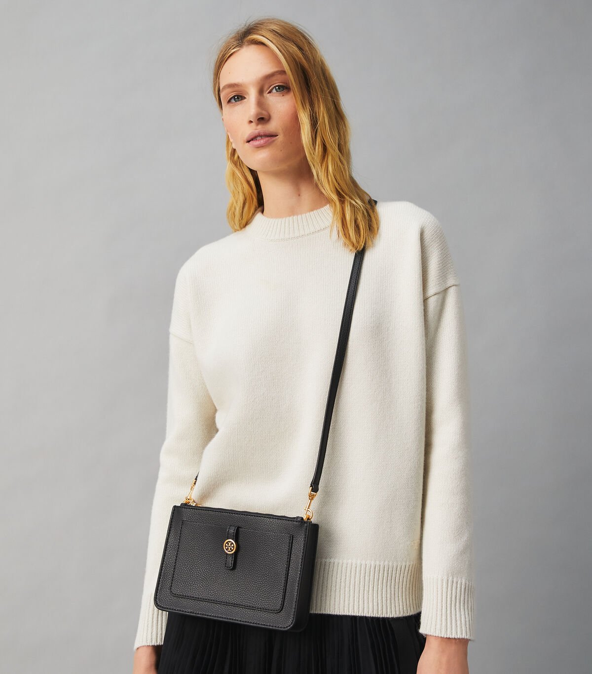tory burch walker double zip crossbody