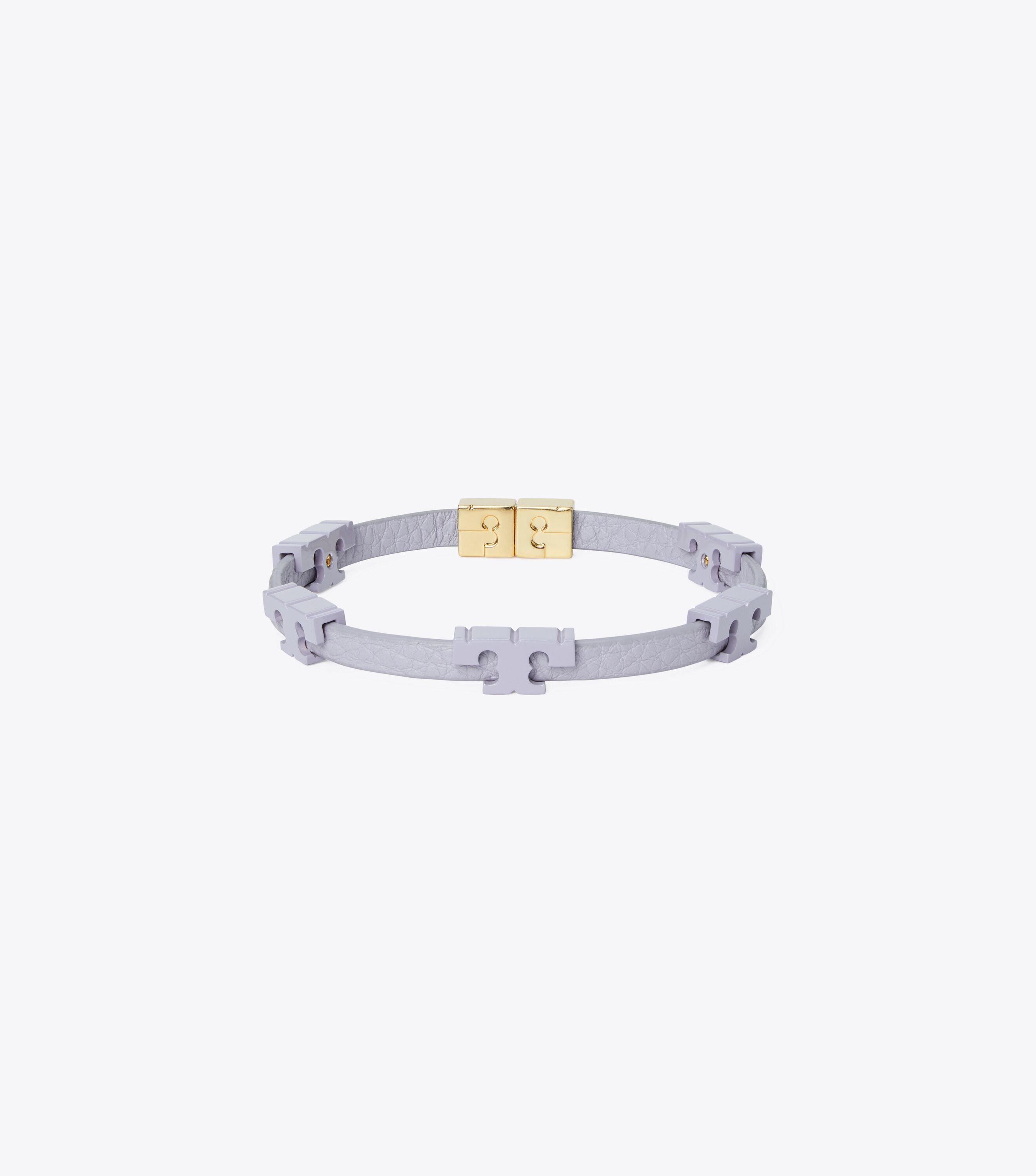Serif T Stackable Powder Coated Bracelet Accessories Tory Burch