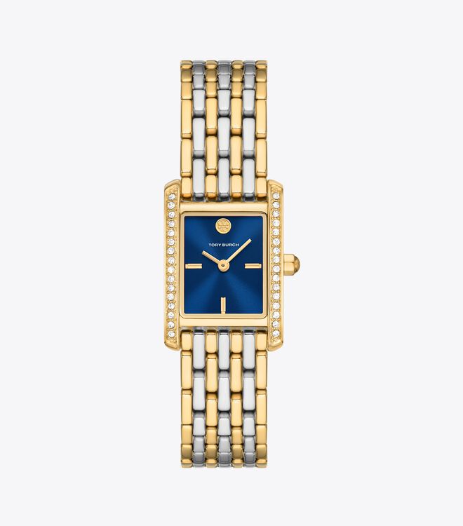 Eleanor Mini Watch, Two-Tone Gold/Stainess Steel