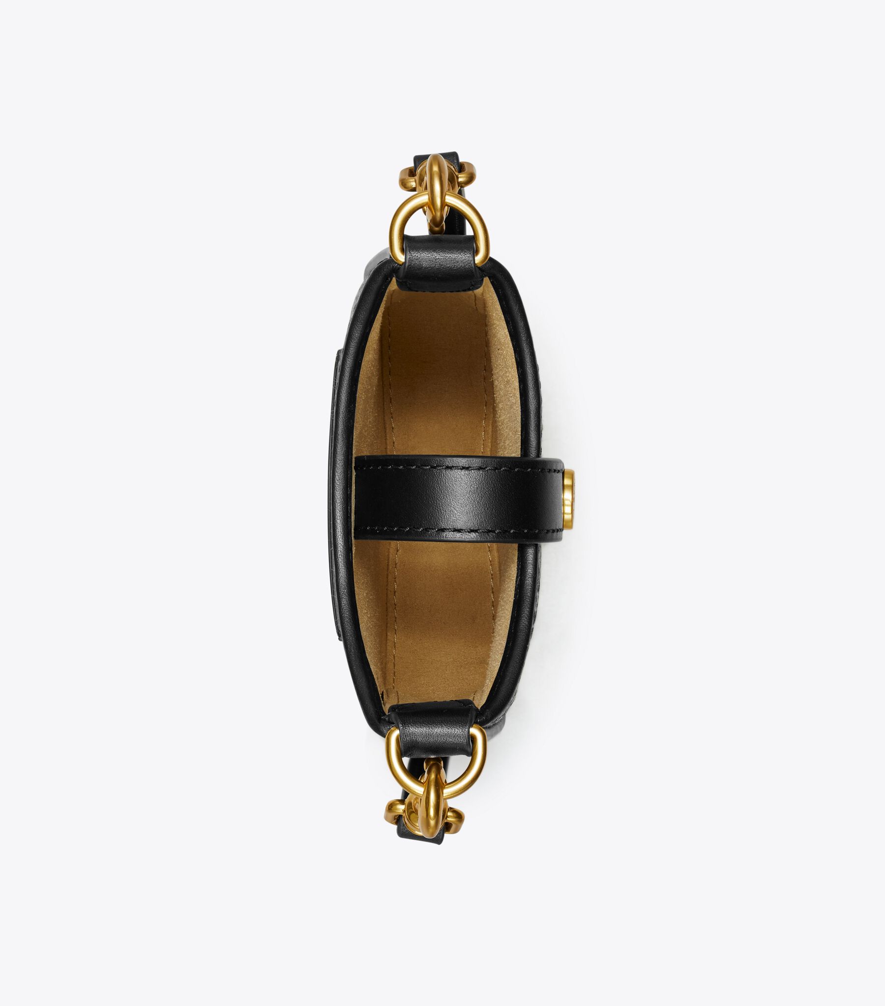 T Monogram Raffia Phone Crossbody, Black | Tory Burch KW