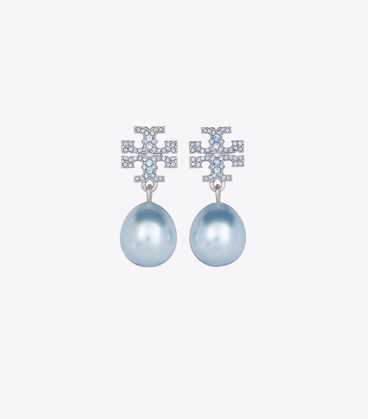 Moondance Pearl and Pavé Drop Earrings tory burch moondance pearl and pav drop earrings