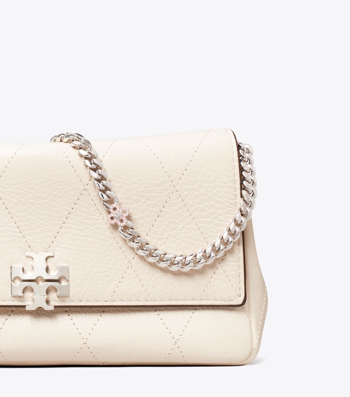 tory burch حقيبة كروسبودي بسلسلة مبطنة