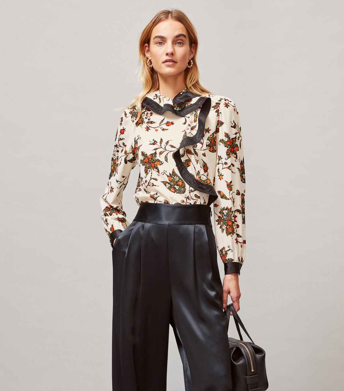 tory burch ruffle blouse